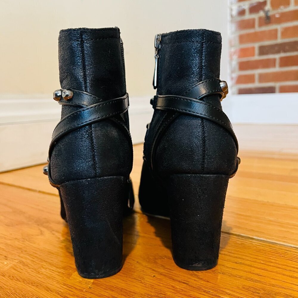 Simply Vera Vera Wang Moto Women's High Heel Ankle Boots Size 8.5 US - Picture 8 of 16